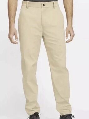 Nike Dri Fit Golf UV Standard Fit Pants Khaki DA4089-297 Men's Size 36x28 *READ